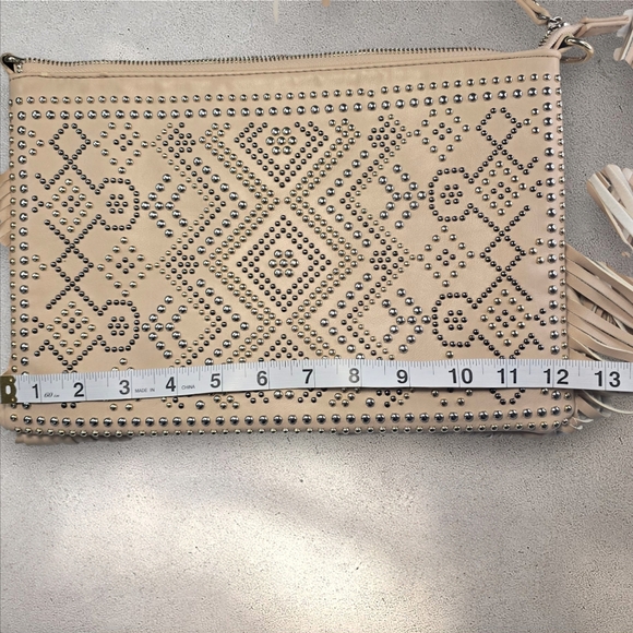 Imoshion Fringe And Studded Boho Shoulder Crossbody‎ Bag - Picture 5 of 12